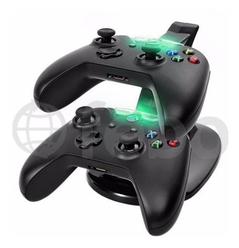 Imagen 3 de 7 de Base Doble Dock Cargador Para Joystick De Xbox One