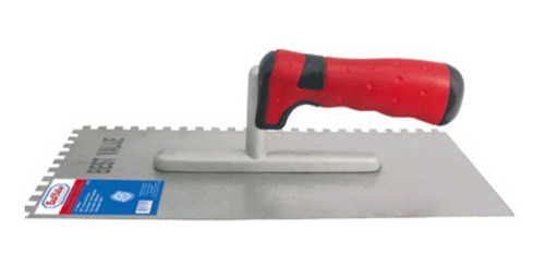 Imagen 1 de 3 de Llana De Albañil Dentada 125 X 275 Mm Best Value G P