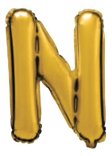 Balão Metalizado Números Letras 70 Cm Dourado Prata Rose Cor N Dourado