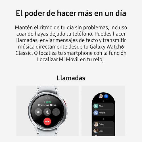 Smartwatch Samsung Galaxy Watch 6 Classic 47mm Negro - Excelente (Reacondicionado)