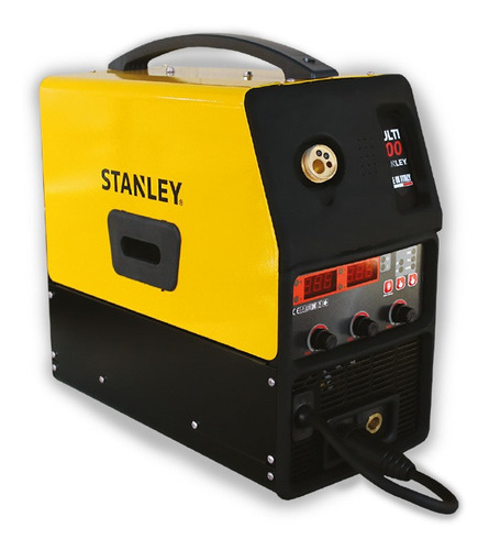 Soldadora Inverter Stanley Multi 200 Mma Mig Tig Italiana Color Amarillo Frecuencia 50 Hz x 60 Hz