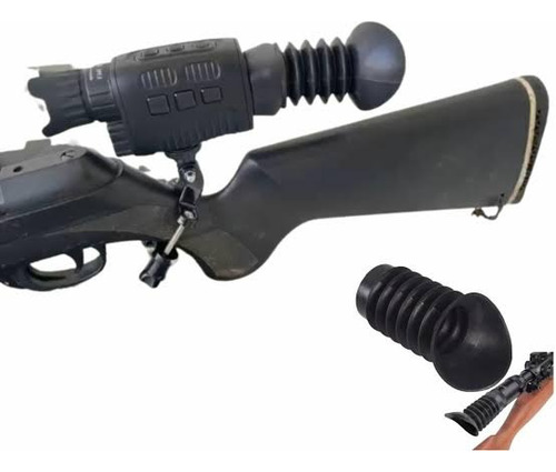 Suporte Para Visão Noturna E Borracha Protetora