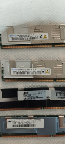 Lote Memória Ddr2 4gb Kvr667d2d4f5/4g Servidor/macpro (Usado)