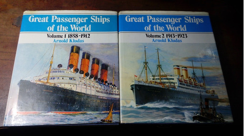 Libro Great Passenger Ships Of The World 1858-1923 2 Tomos