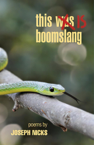 This Is Boomslang, De Nicks, Joseph., Vol. 1. Editorial Lightning Source Inc, Tapa Blanda En Inglés