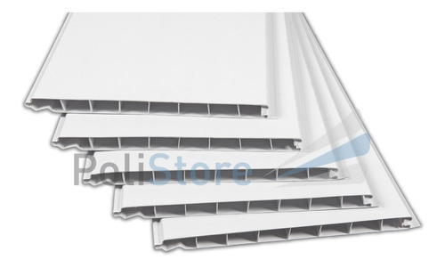 Oferta! Cielorraso Pvc Blanco 200x14.5mm - Polistore