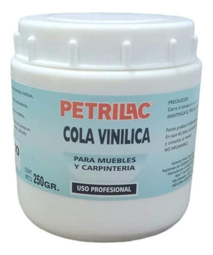 Cola Vinílica X 250gr Petrilac Mapache