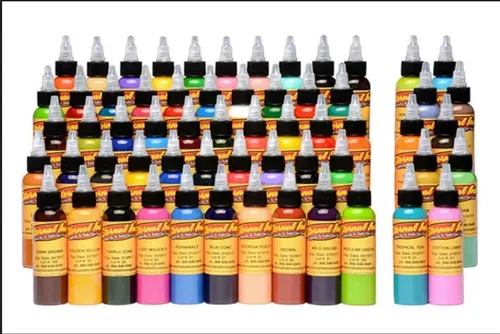 Tinta Profesional Para Tatuar Eternal Ink 25 Colores 1/2 Oz