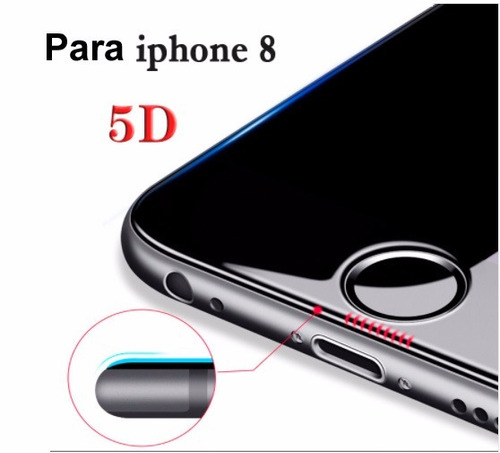 Mica Vidrio Templado Full Cover 5d iPhone 8 Plus Protector