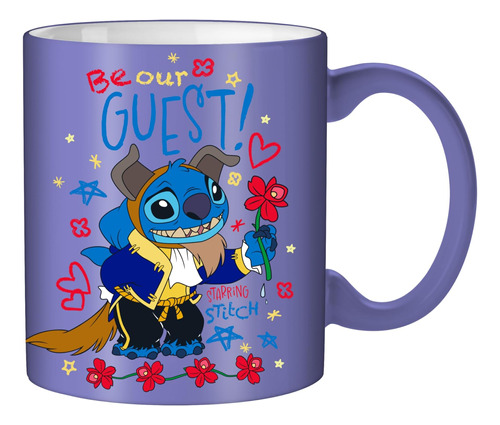 Taza De Cerámica Con Disfraz De Bestia De Lilo Y Stitch De