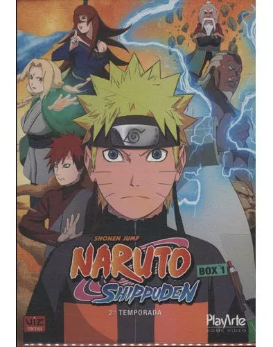 Dvd Naruto Shippuden - 1 Temporada - Box 2 (5 Dvds) - Playarte