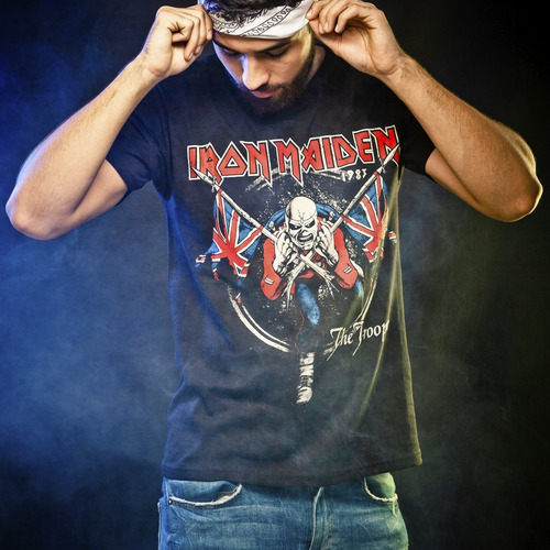 Imagen 4 de 5 de Camiseta Iron Maiden The Trooper Rock Activity