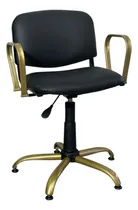 Comprar Sillón De Peluquera Base Y Apoya Brazos Dorados
