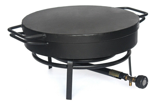 Disco De Arado Paellera Grande 55 Cm mas Mechero Quemador A Gas 47 Cm y Tapa Bifera Nicstore