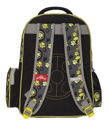 Mochila Cat Noir Miraculous Gato Negro Primaria Ladybug +en