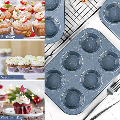 Bandeja Para Muffins Audingull, Molinillo De Muffins De De 6