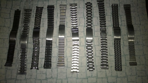 Mallas De Reloj Acero Nuevas Ver Medidas En Descripción