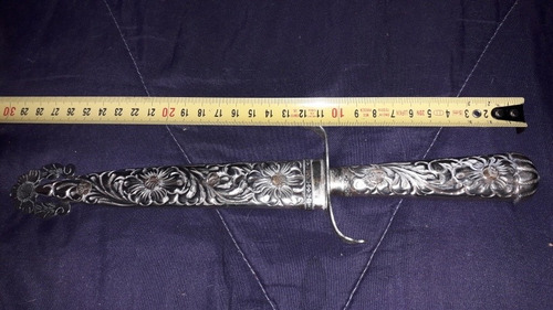 Cuchillo Puñal Antiguo Atahualpa Alpaca 16 Cm