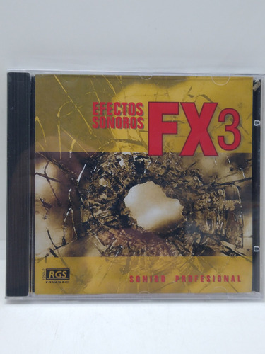 Fx Efectos Sonoros Vol.3 Cd Nuevo