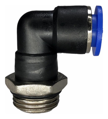 2 Conexão Pneumática Cotovelo Tubo 12mm X Rosca 1/2 Bsp