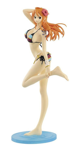 Figura One Piece Nami En Bikini 25cm Anime Manga Pvc Sexy