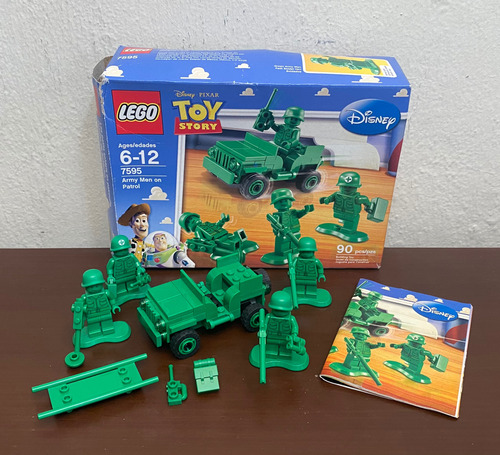 Lego Toy Story, Army Men On Patrol, Armado 90 Set Armado Con Caja Y Manual (Usado)
