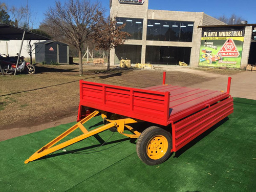Trailer Agricola Vehicular Roland H2000 Kg 2 Ejes C/avantrén