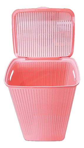 Práctico Y Elegante Cesto Ropa Tejido 60 Litros