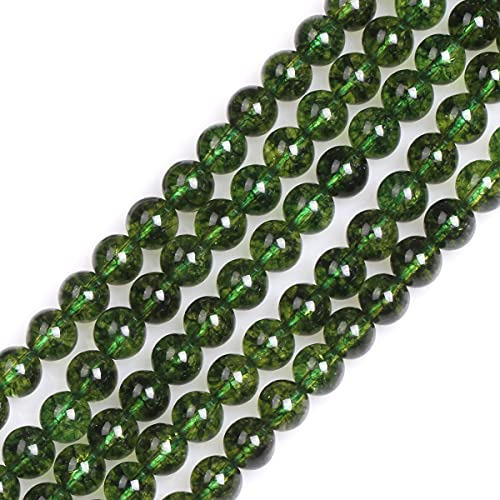 Geminside Peridot Gemstone Loose Beads Natural Round 6m...