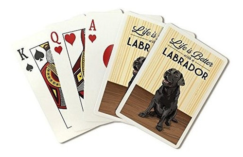 Baraja Poker  Black Lab 