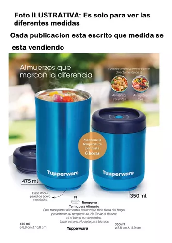 Termo Lunch Tupperware 350ml Termo Para Comida