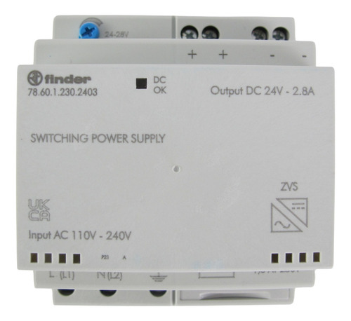 Fuente De Poder 24vdc 2.5a 60w Finder