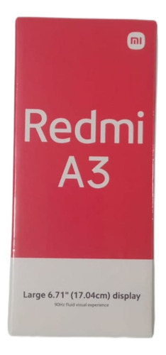 Celular Xiaomi Redmi A3 128gb 4gb Ram Negro Ocaso   
