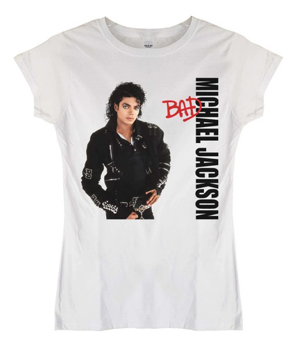 Polera Mujer Michael Jackson Bad Pop Abominatron