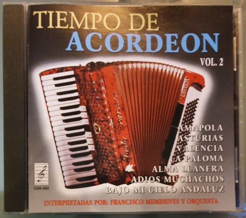Cd Acordeon Vol2 - Francisco Membrives & Orquesta