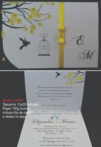 Imagem 8 de 10 de 50 Convites (casamento, Aniversário, Comemorações, Chás)