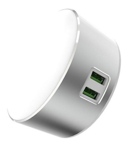 Imagem 2 de 3 de Luminária Inteligente Abajur Smart 3 Níveis Brilho Com 2 Usb