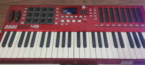 Controlador Midi Akai Max49 Ojo, Solo Para Refacciones (Usado)