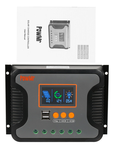 Controlador De Batería De Carga Solar 80a Pwm 12v-48v Litio