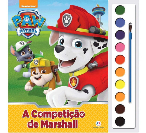 Livro Aquarela - Patrulha Canina - A Competição De Marshall