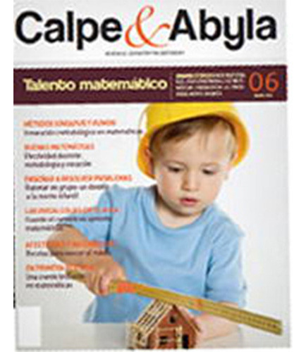 Revista Calpe Y Abyla 6 Talento Matematico, De Cespedes Calderon, Amanda. Editorial Cesoc, Tapa Blanda En Español