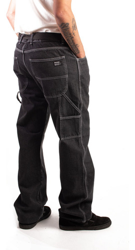 Imagen 3 de 5 de Pantalón Woodoo German's Carpintero - Negro