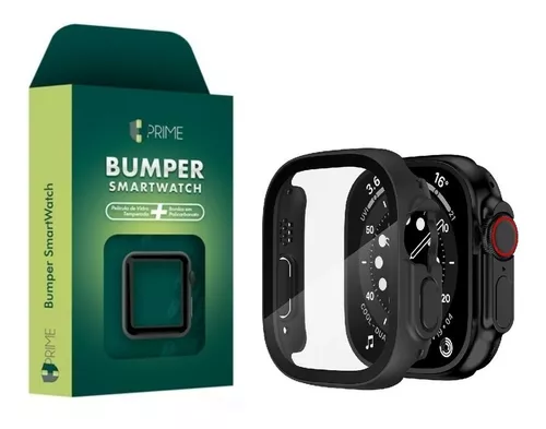 Case Bumper com Película para AppleWatch Ultra 49mm