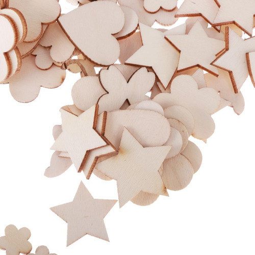 100 Unids Adornos Hecho De Forma De Estrella De De Corazones