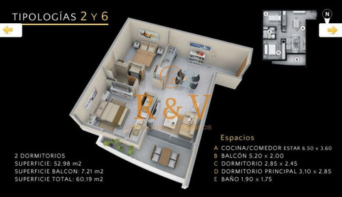 Imagen 29 de 30 de Moderno Apartamento De 2 Dormitorios A Metros Del Mar!