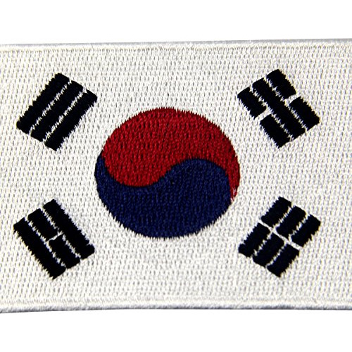 Emblema Nacional Coreano Bordado Con La Bandera De Corea Del