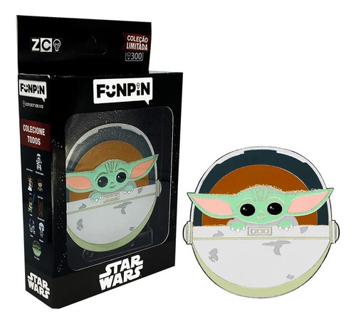 Botton Disney Darth Vader Baby Yoda De 7.5cm De Comprimento X 9cm De Altura