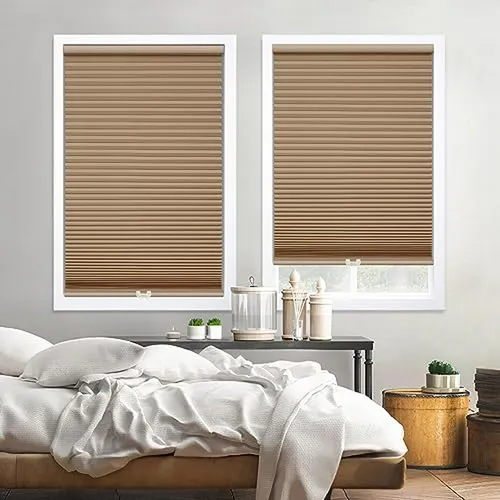 Dez Furnishings Cortina Celular Blackout 22 X 48 Latte