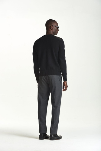 Sweater El Burgués Darry Crudo Negro I25