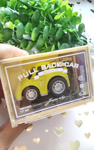 Auto Miniatura Coleccionable De Metal Pull Back Car